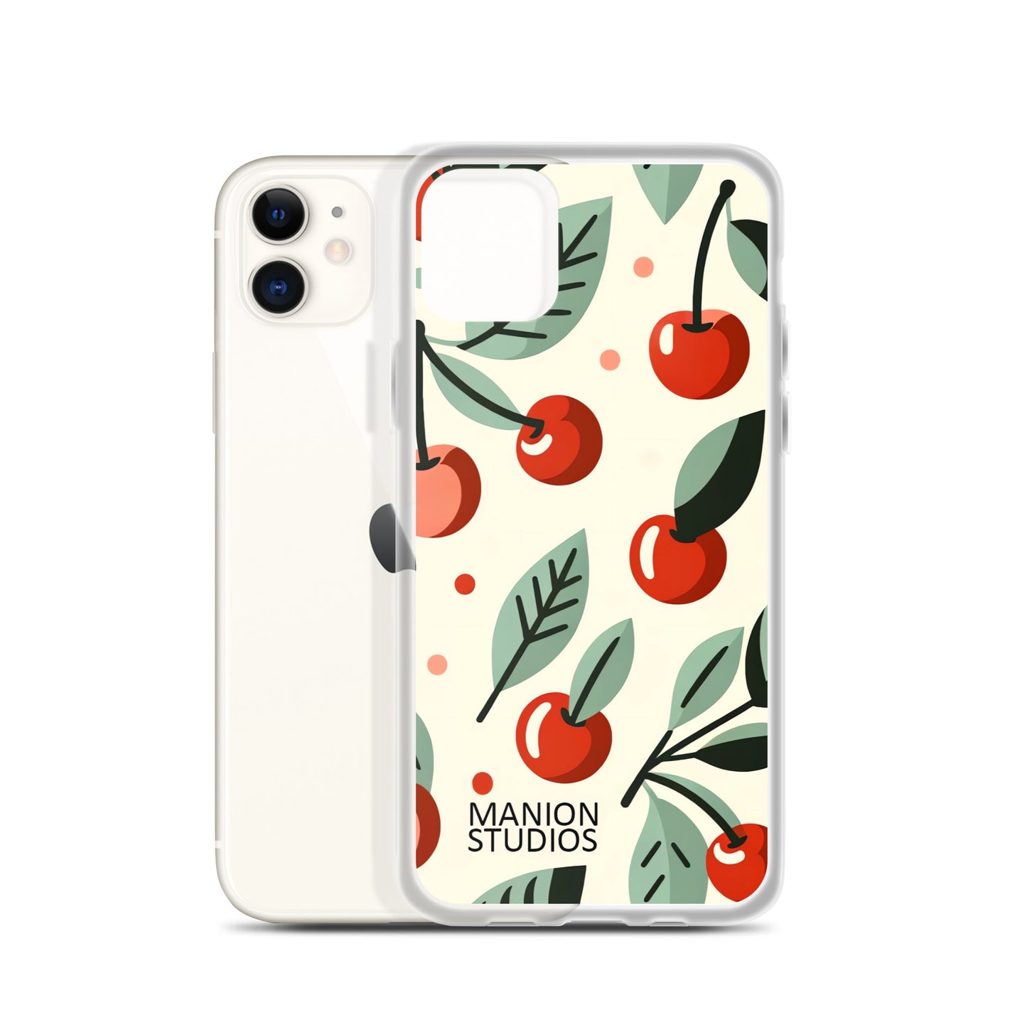 "Cherry Bliss" Manion Studios - Clear Case for iPhone®