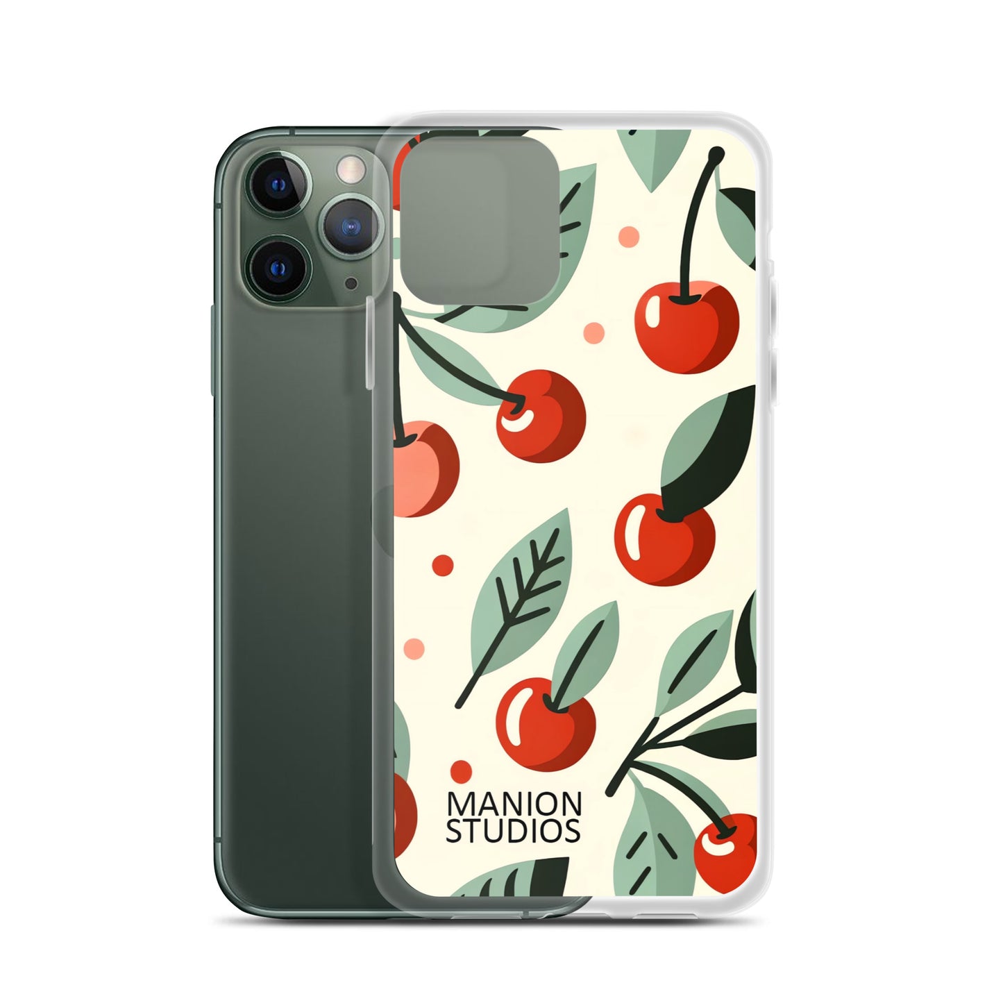"Cherry Bliss" Manion Studios - Clear Case for iPhone®
