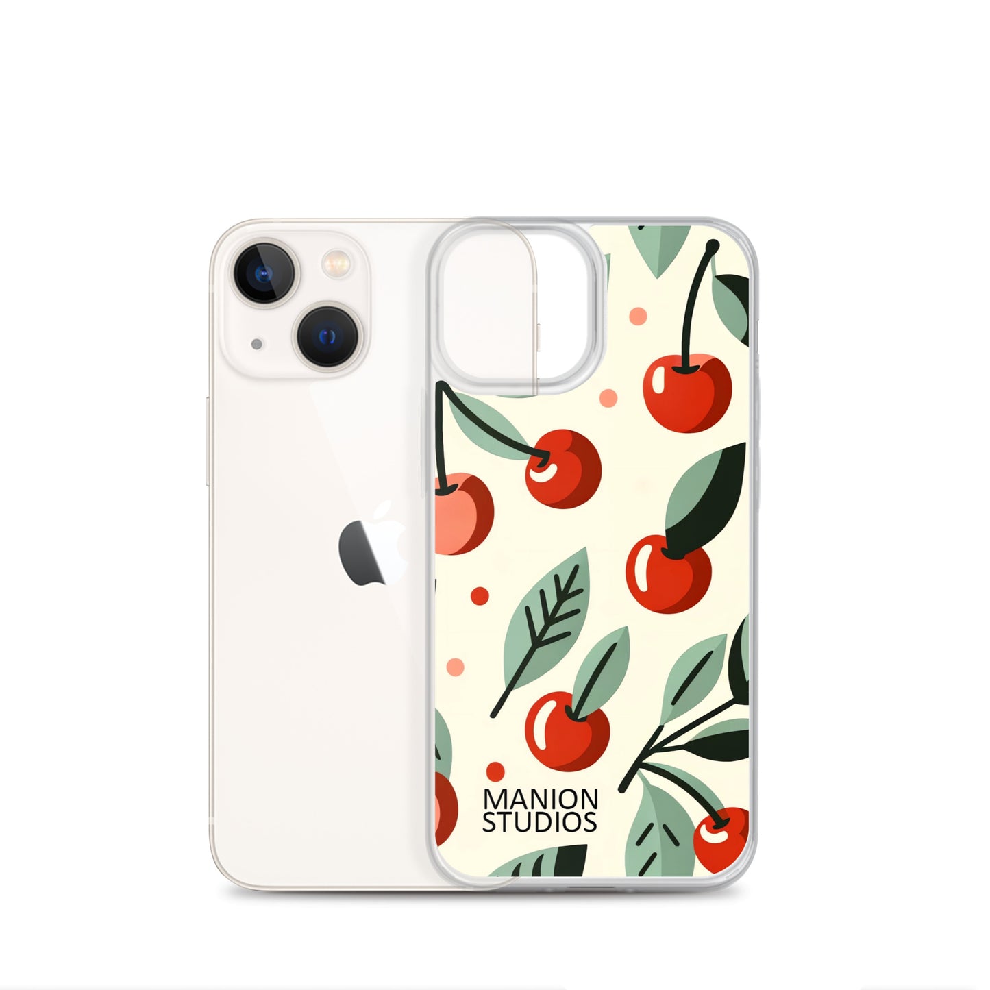 "Cherry Bliss" Manion Studios - Clear Case for iPhone®