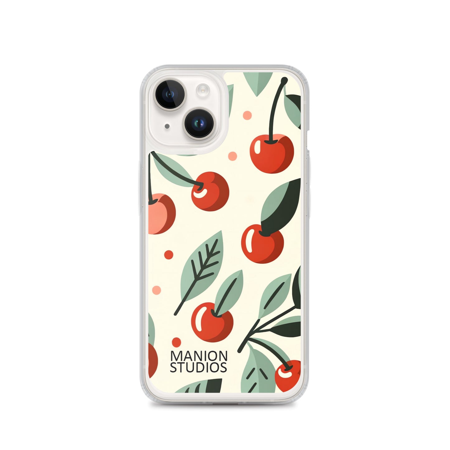 "Cherry Bliss" Manion Studios - Clear Case for iPhone®