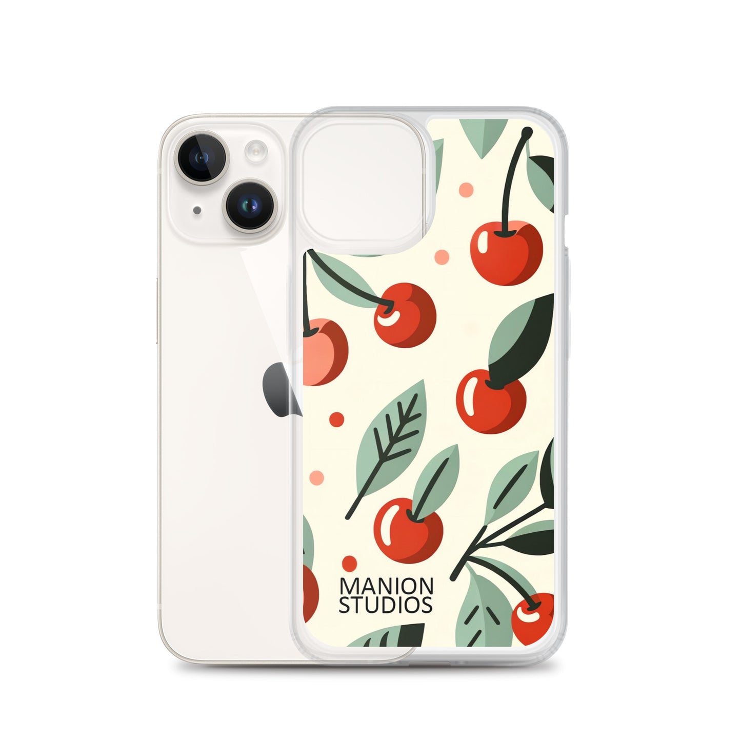 "Cherry Bliss" Manion Studios - Clear Case for iPhone®