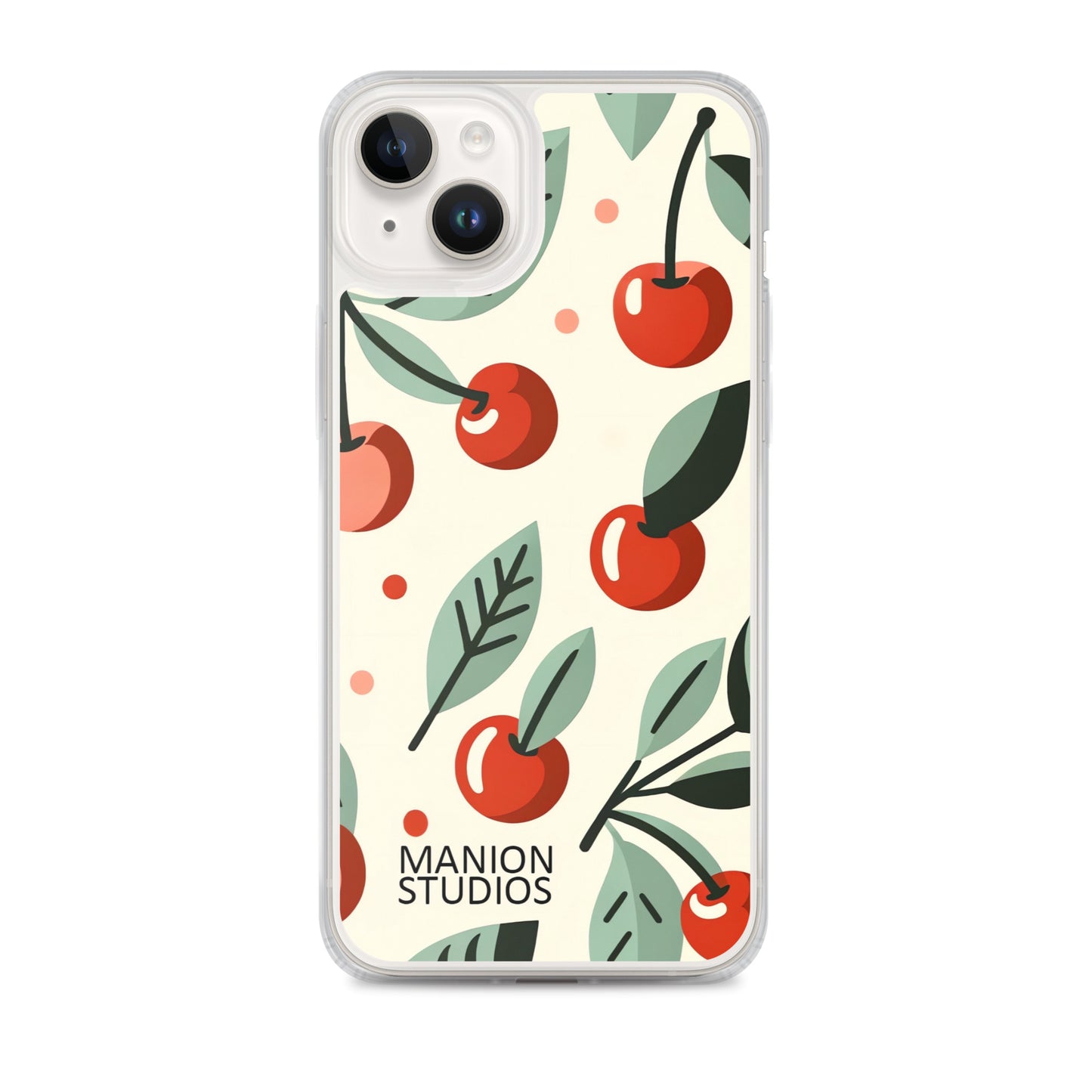 "Cherry Bliss" Manion Studios - Clear Case for iPhone®