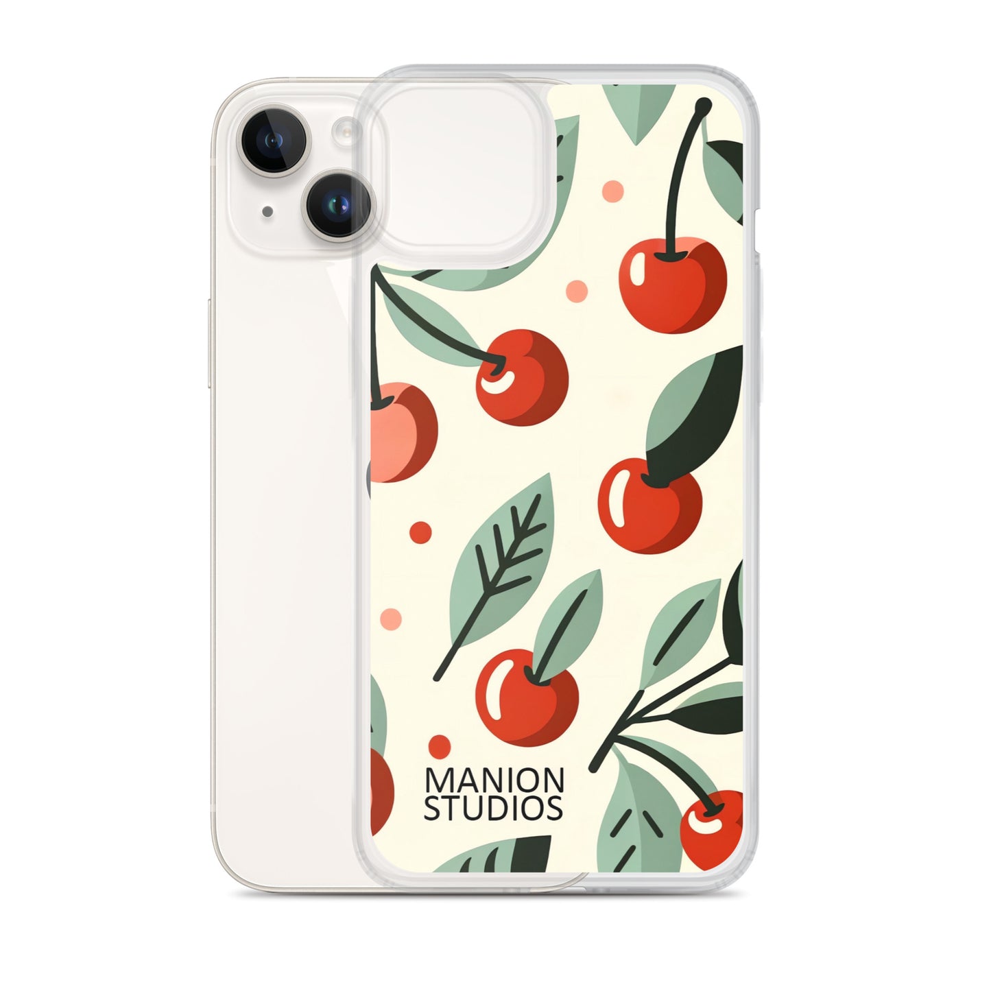 "Cherry Bliss" Manion Studios - Clear Case for iPhone®