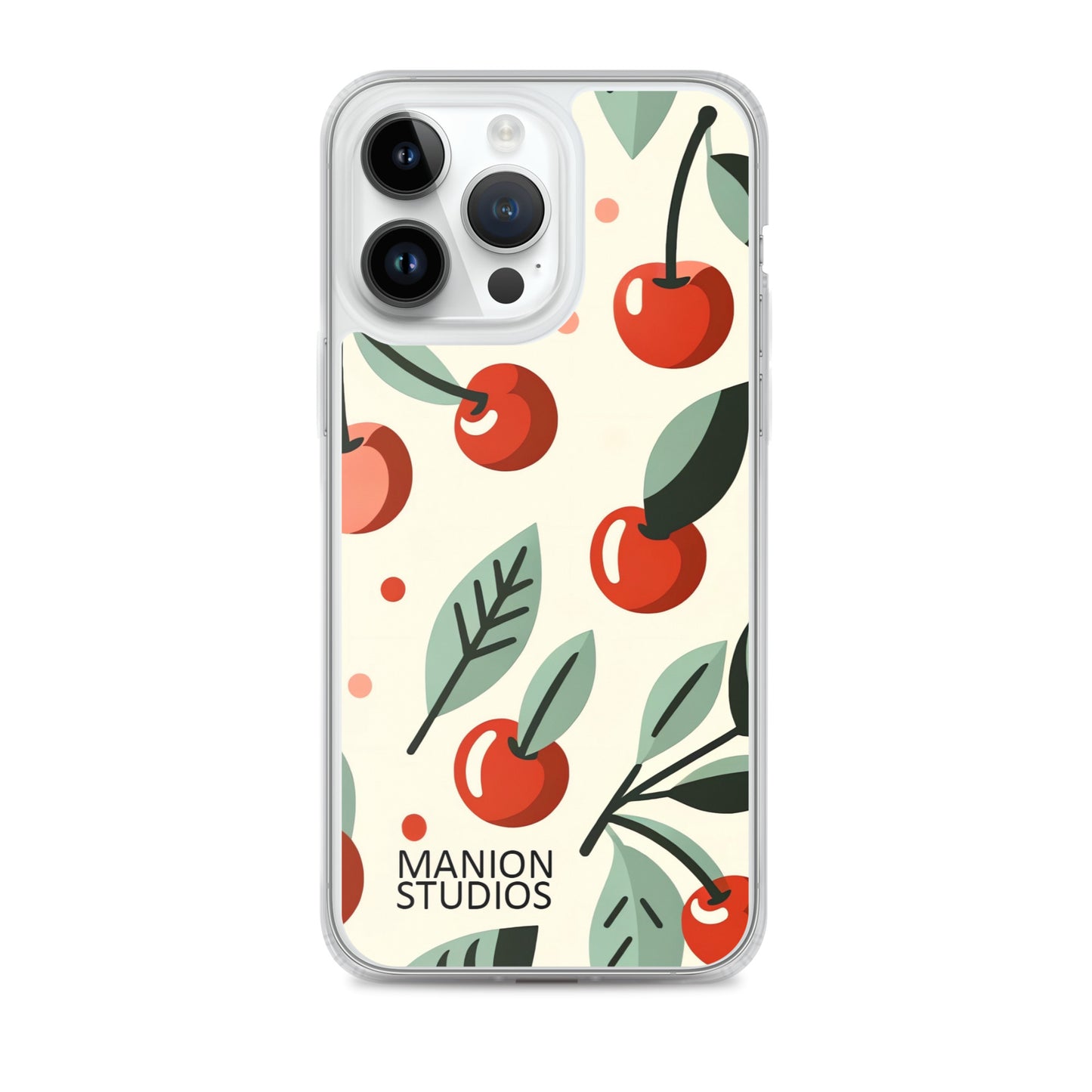 "Cherry Bliss" Manion Studios - Clear Case for iPhone®