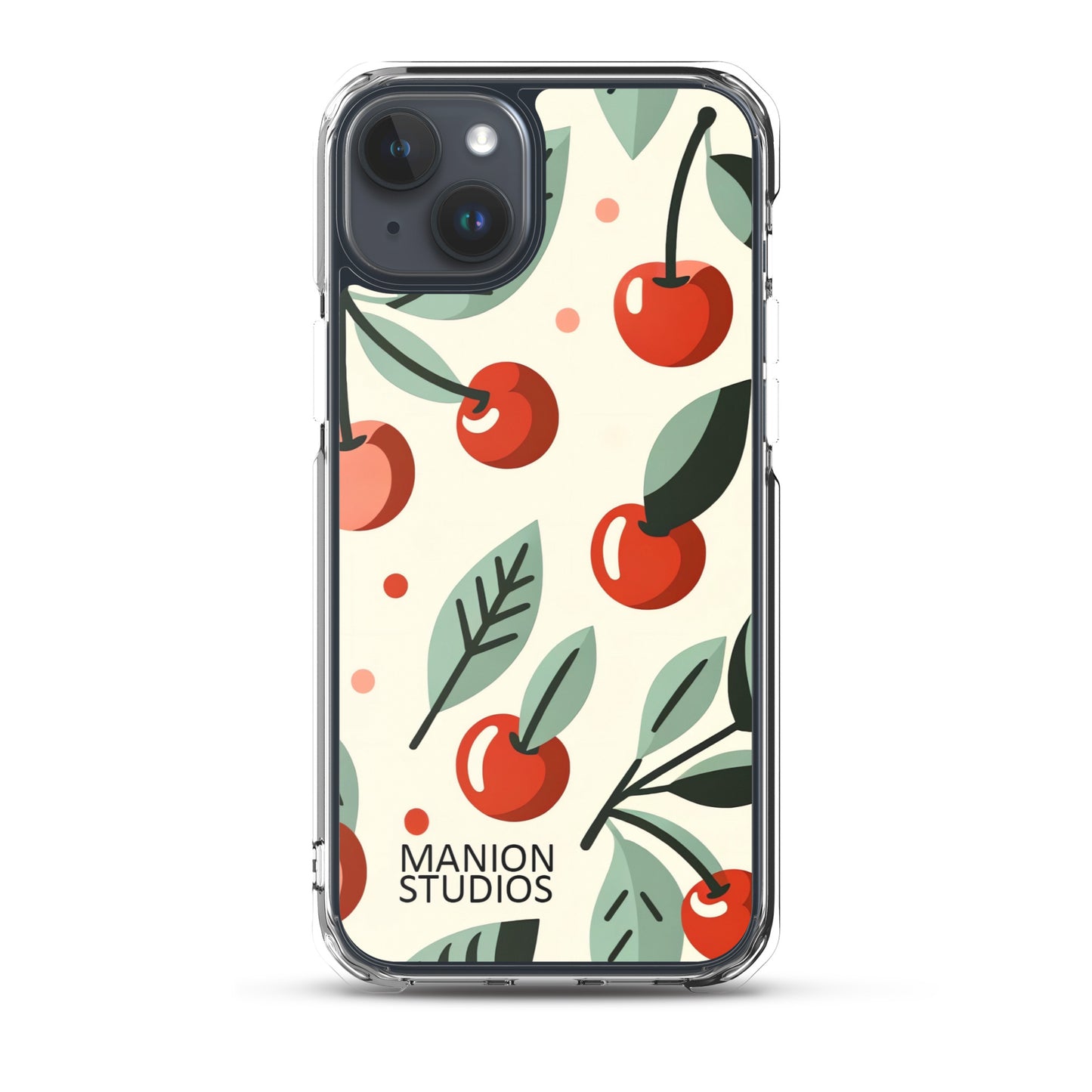 "Cherry Bliss" Manion Studios - Clear Case for iPhone®
