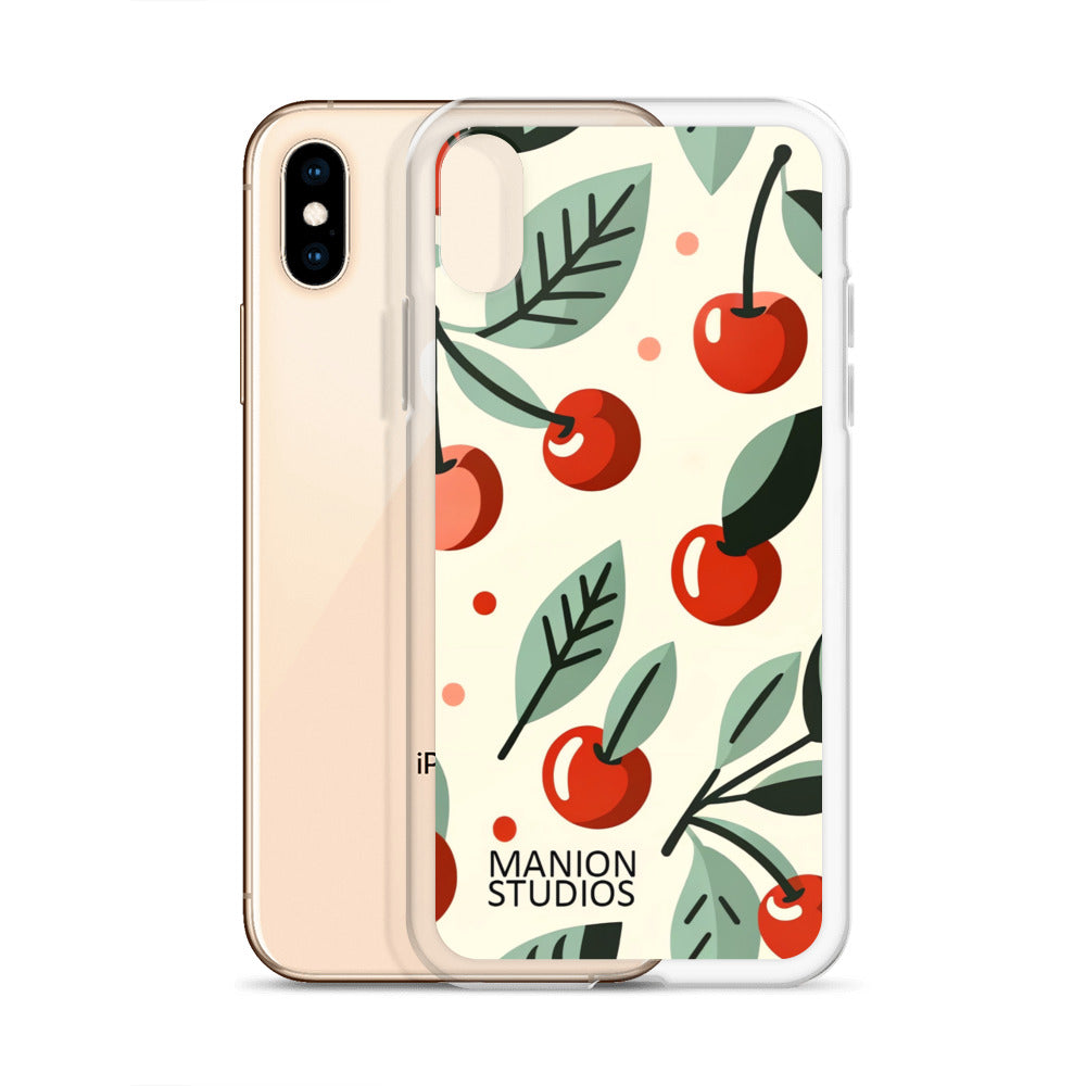 "Cherry Bliss" Manion Studios - Clear Case for iPhone®