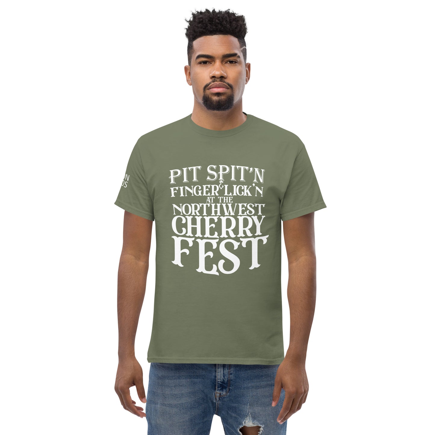 "Pit Spit'n" Manion Studios - Men's classic tee - dark