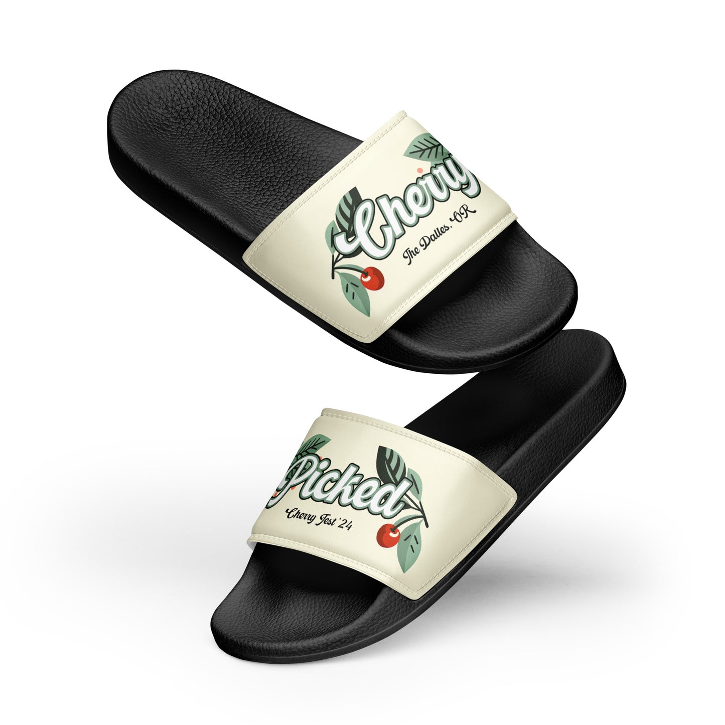 "Cherry Picked, Cherry Fest" Manion Studios - Men’s slides