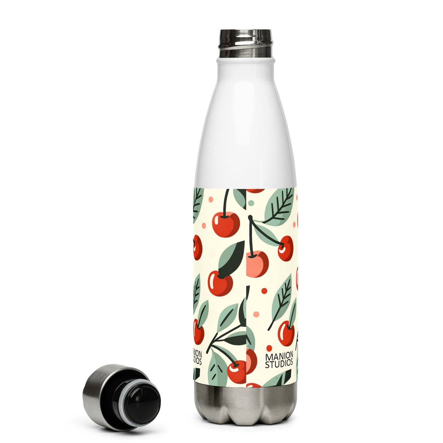 "Cherry Bliss" Manion Studios - Stainless steel water bottle