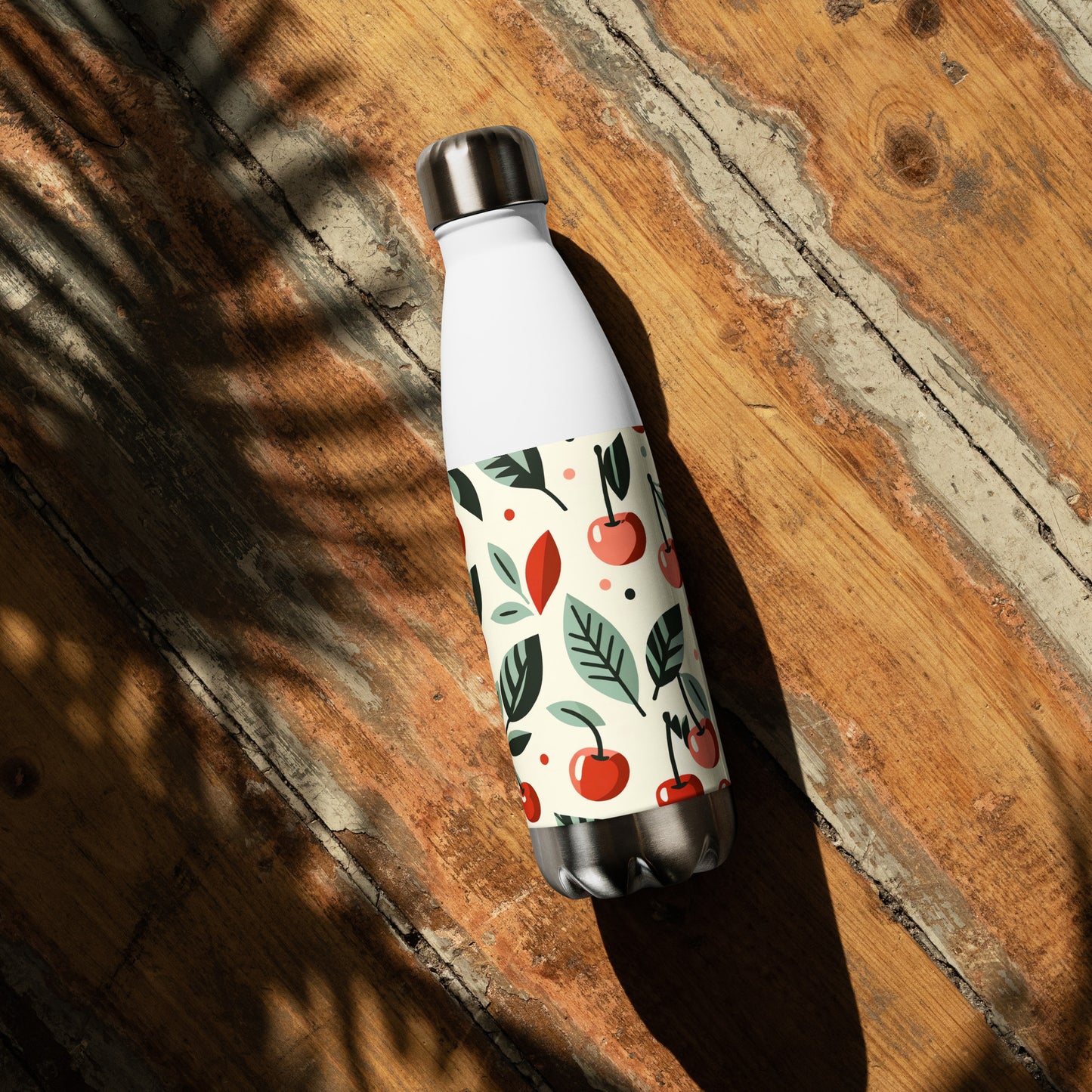 "Cherry Bliss" Manion Studios - Stainless steel water bottle