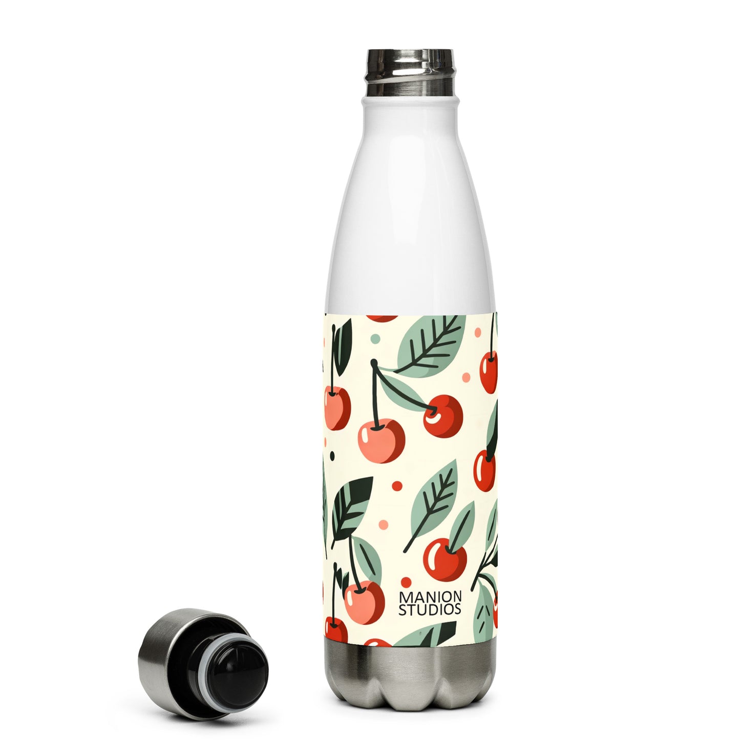 "Cherry Bliss" Manion Studios - Stainless steel water bottle