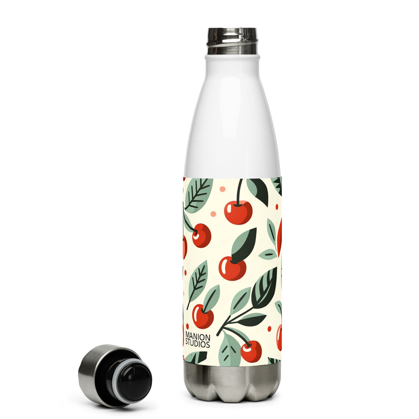 "Cherry Bliss" Manion Studios - Stainless steel water bottle