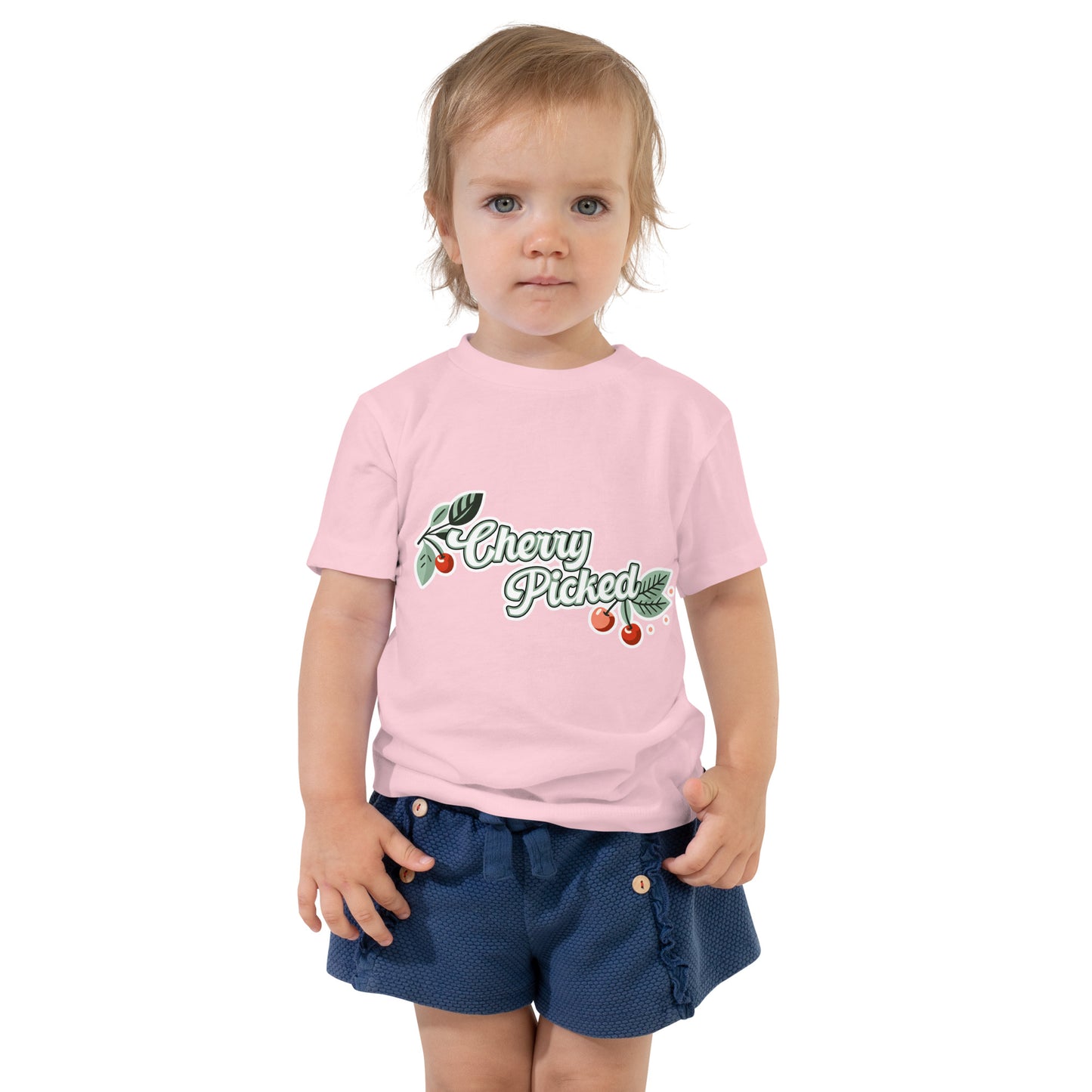 "Cherry Picked" Manion Studios Toddler Short Sleeve Tee