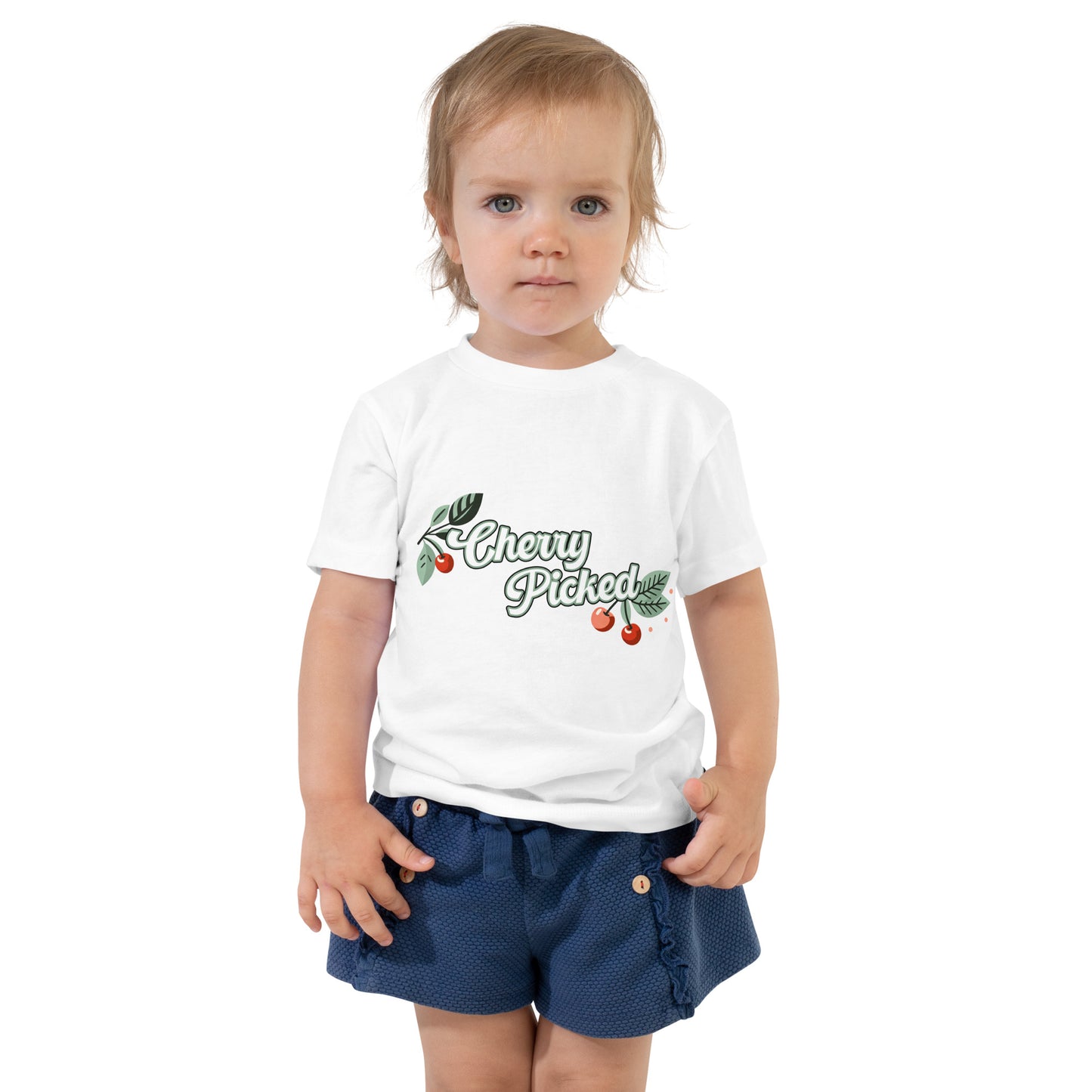 "Cherry Picked" Manion Studios Toddler Short Sleeve Tee