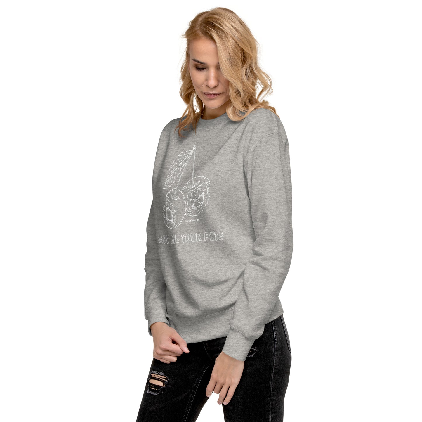 "Show me your pits" Manion Studios - Unisex Premium Sweatshirt