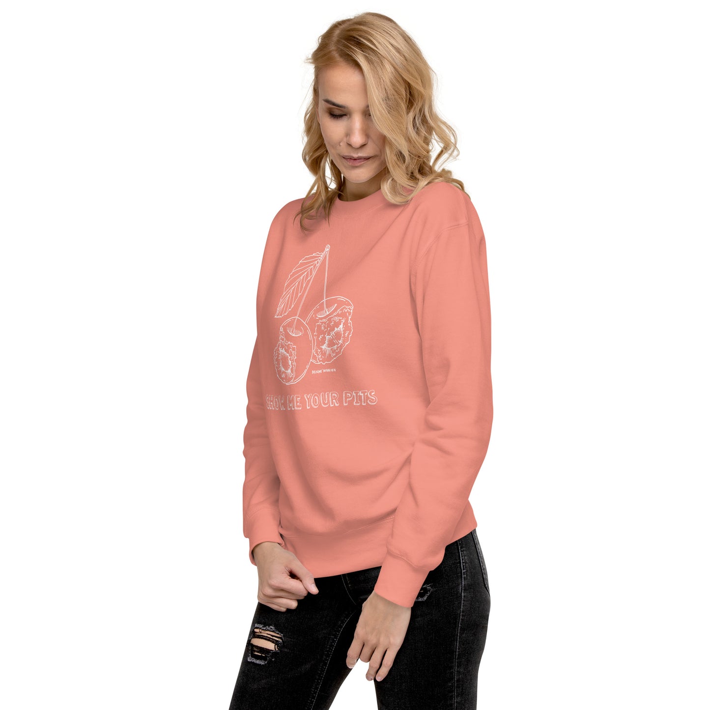 "Show me your pits" Manion Studios - Unisex Premium Sweatshirt