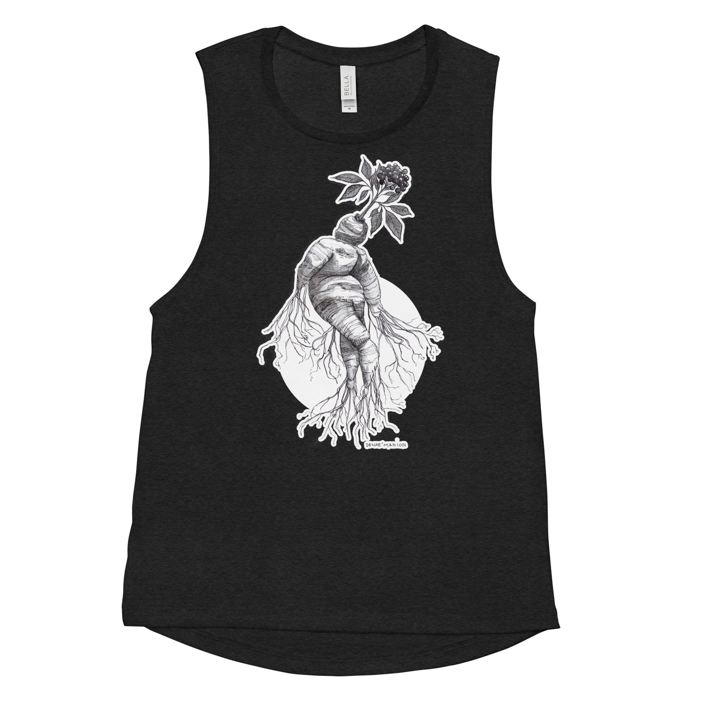 "Ginger Curves" Denae Manion - Ladies’ Muscle Tank