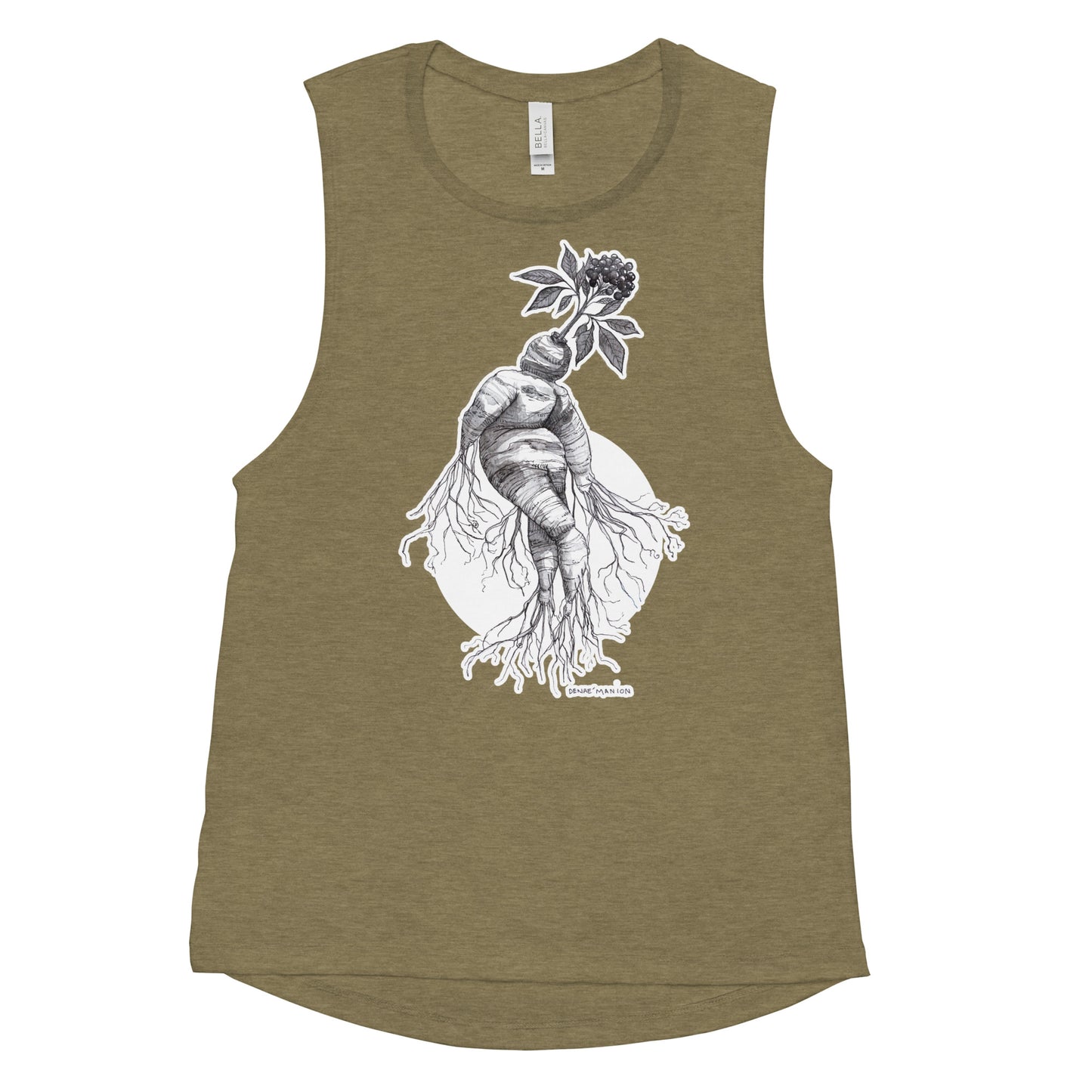 "Ginger Curves" Denae Manion - Ladies’ Muscle Tank