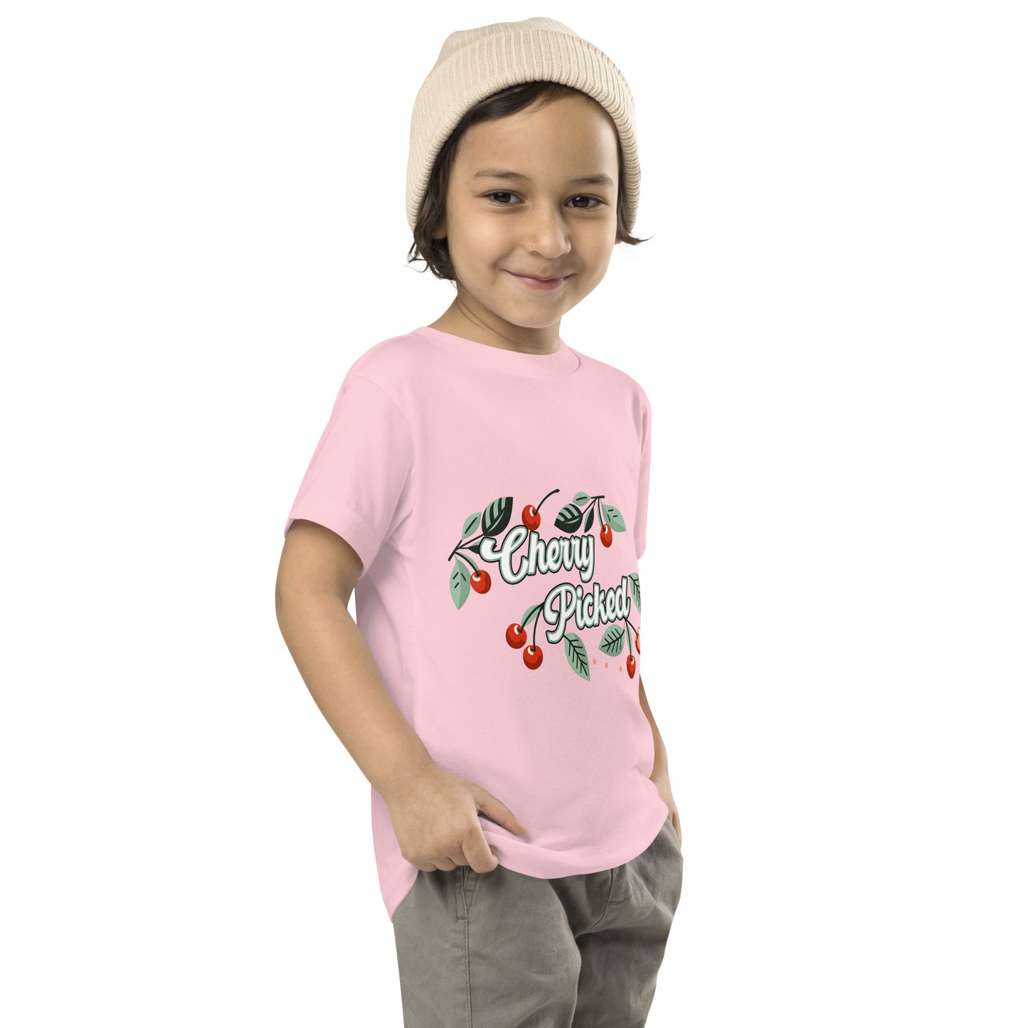 "Cherry Picked" (alt design) Manion Studios - Toddler Short Sleeve Tee