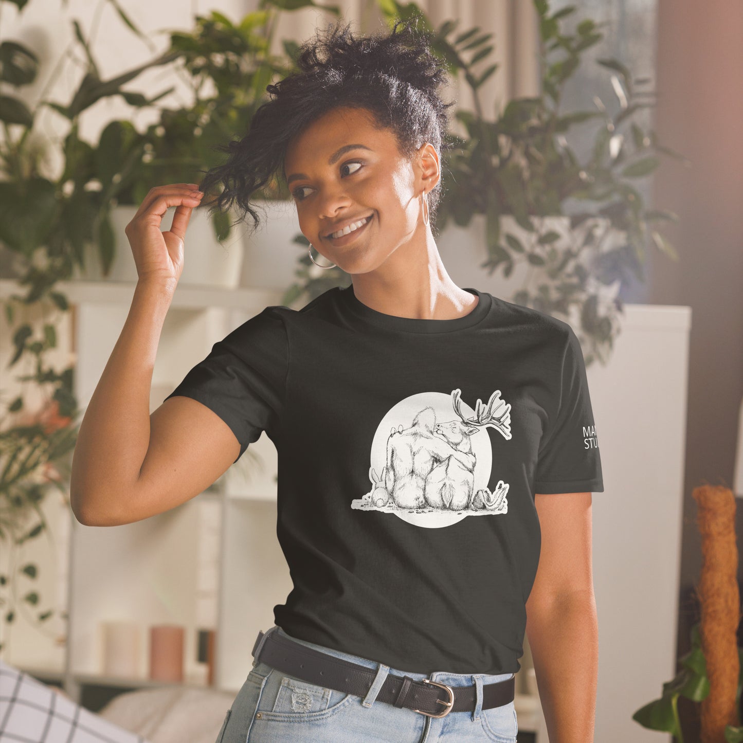 "Sasquatch & Friends" Denae Manon - Short-Sleeve Unisex T-Shirt