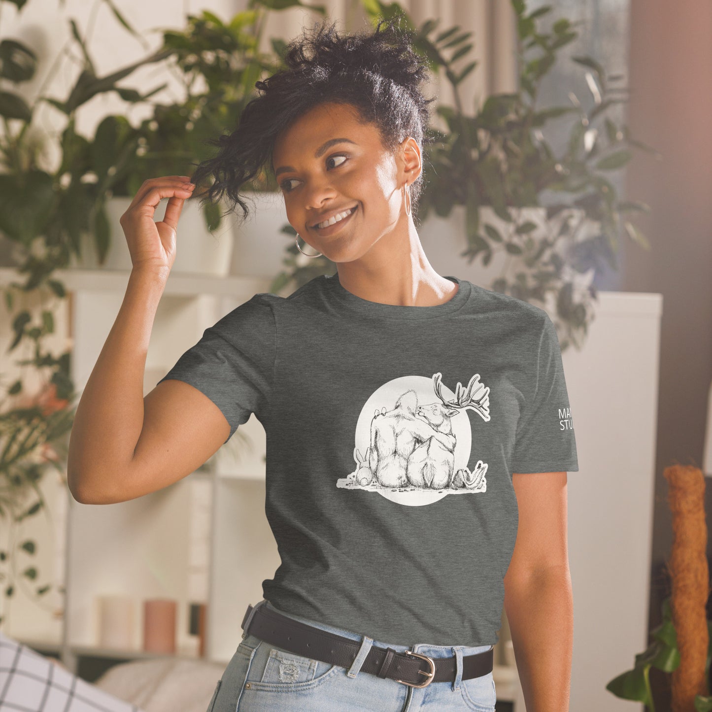 "Sasquatch & Friends" Denae Manon - Short-Sleeve Unisex T-Shirt