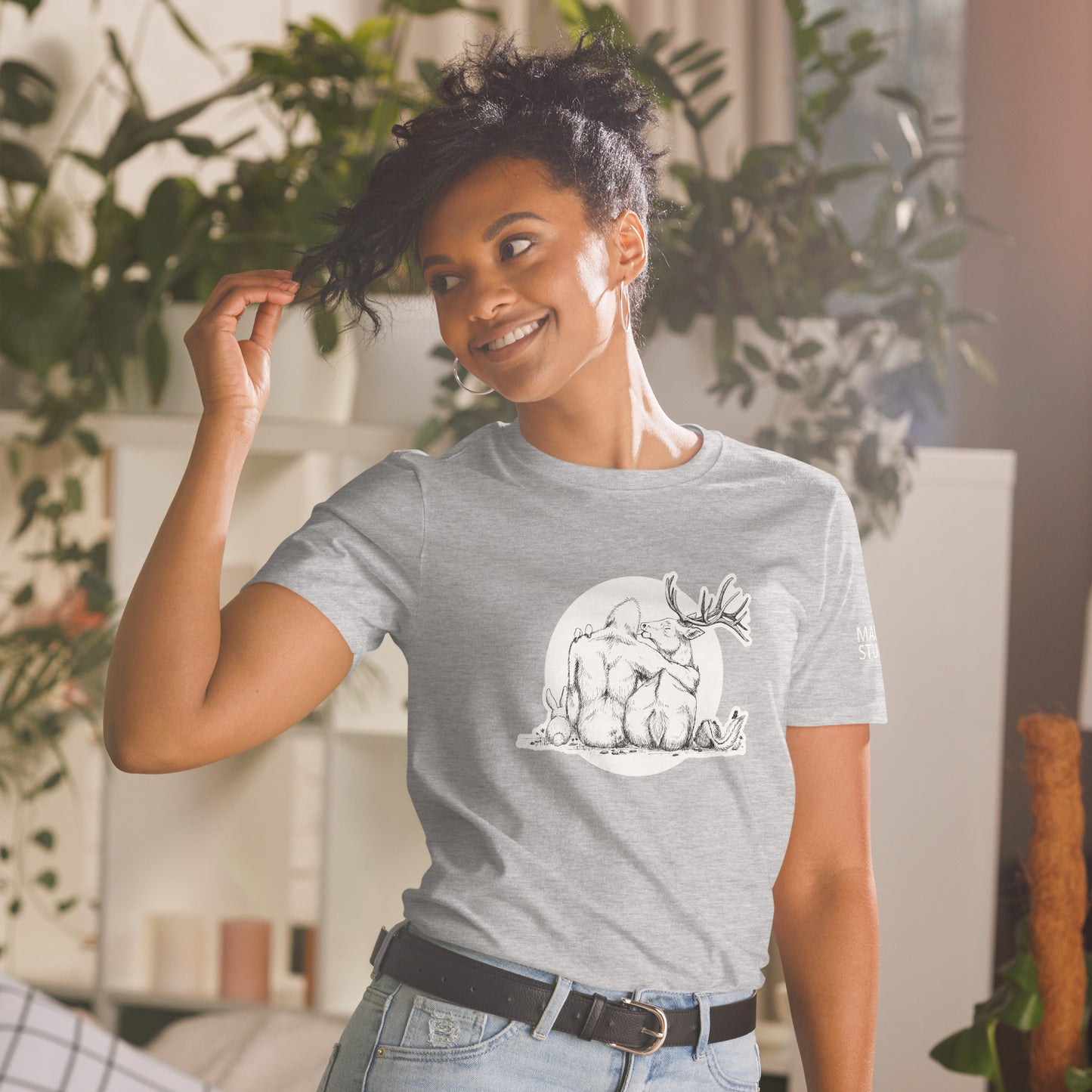 "Sasquatch & Friends" Denae Manon - Short-Sleeve Unisex T-Shirt