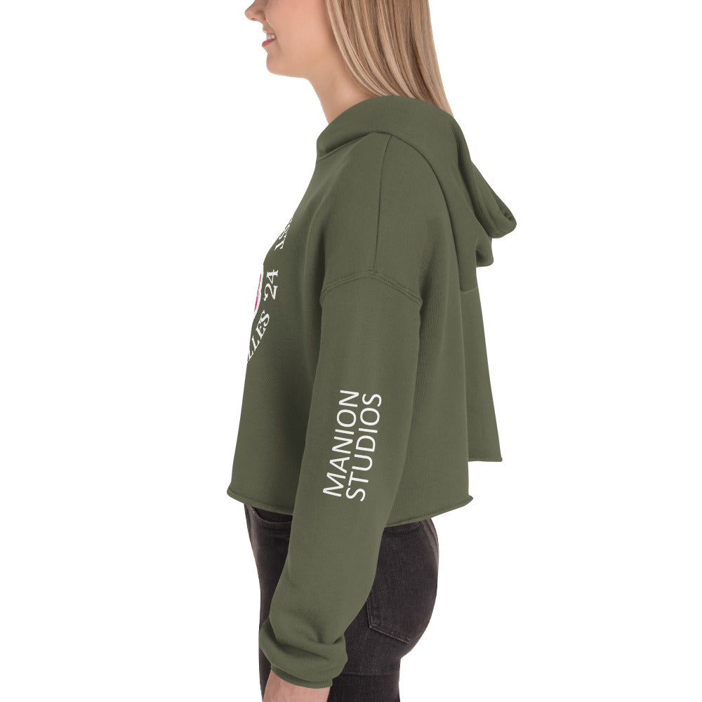 "NorthWest Cherry Fest" Manion Studios - Crop Hoodie