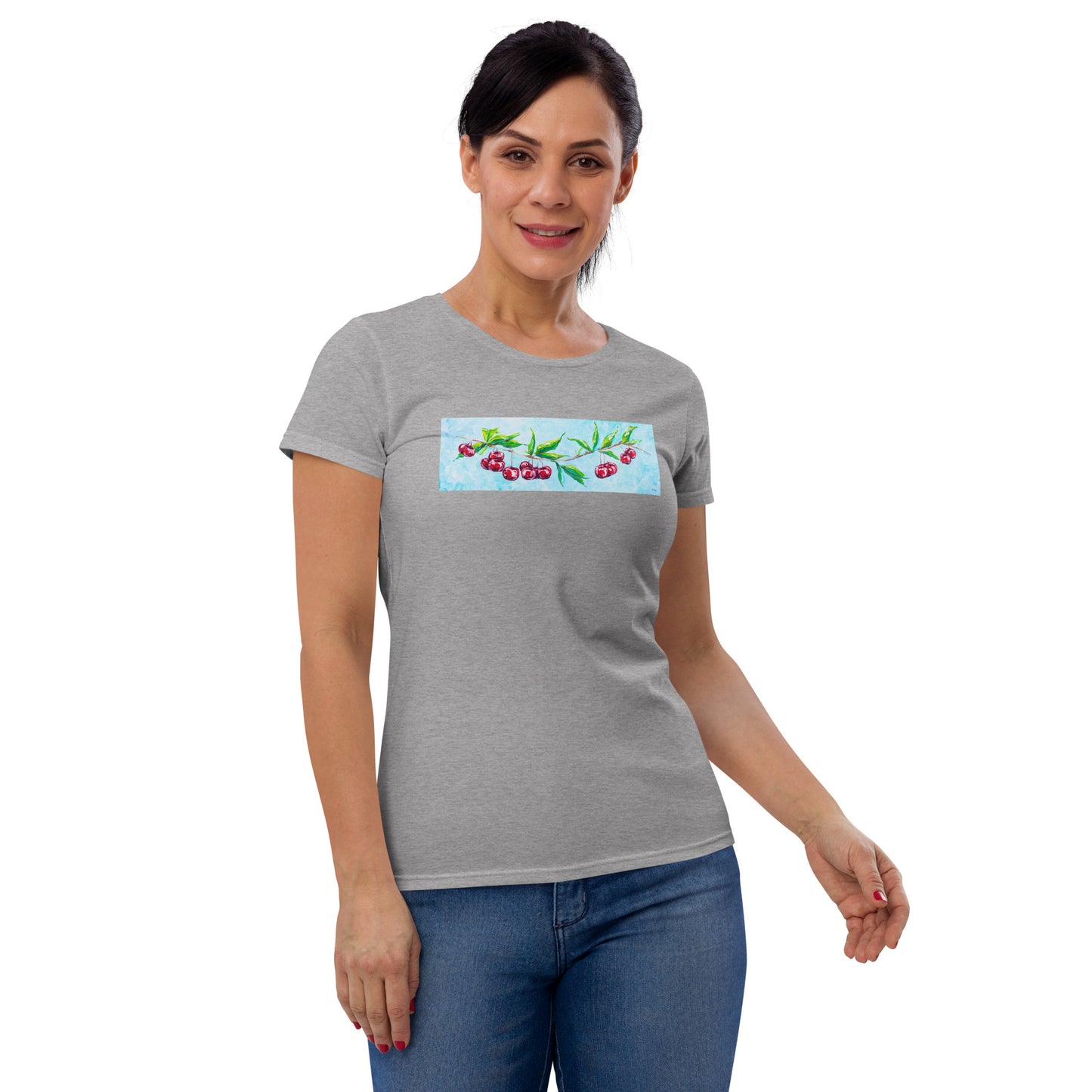 "Cherry Bly Sky" Denae Manion - Women's short sleeve t-shirt