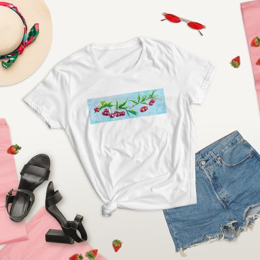 "Cherry Bly Sky" Denae Manion - Women's short sleeve t-shirt